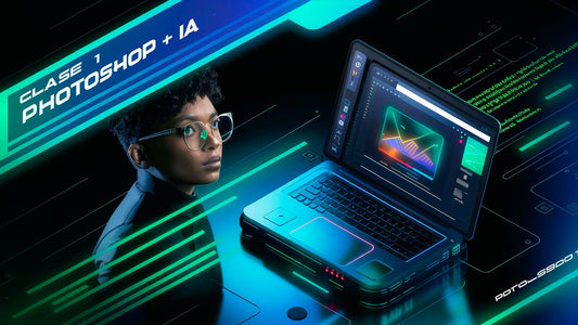 CLASE 1: Diseño gráfico photoshop + IA, conociendo las herramientas de diseño