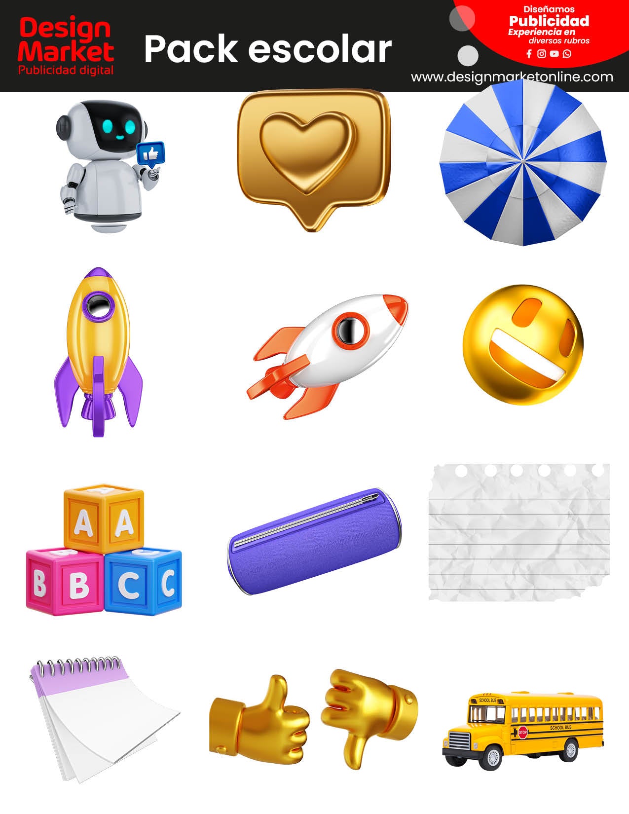 PACK RECURSOS ESCOLAR