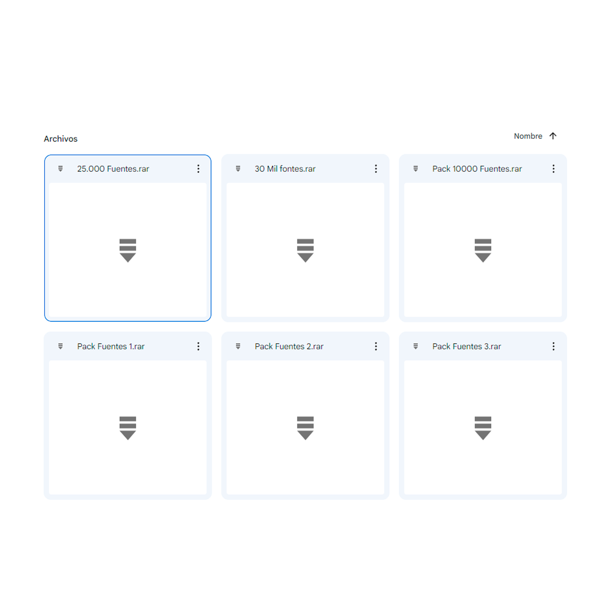 Colección de fuentes, tipos de letras - Design Market Perú