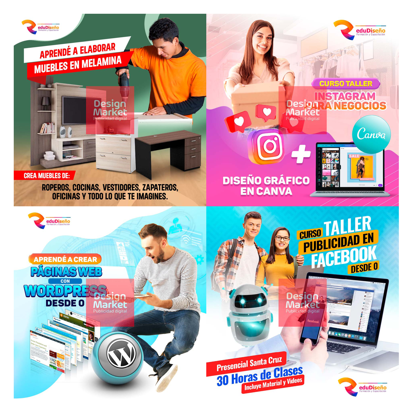 PACK 140 POST FLYER SOCIAL MEDIA REDES SOCIALES - Design Market Perú