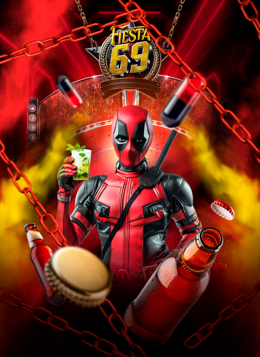 Diseño deadpool - Design Market Perú