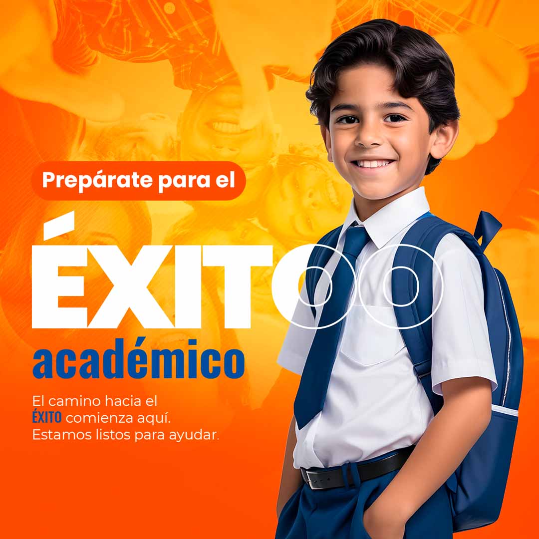 Plantilla inicio escolar exito academico