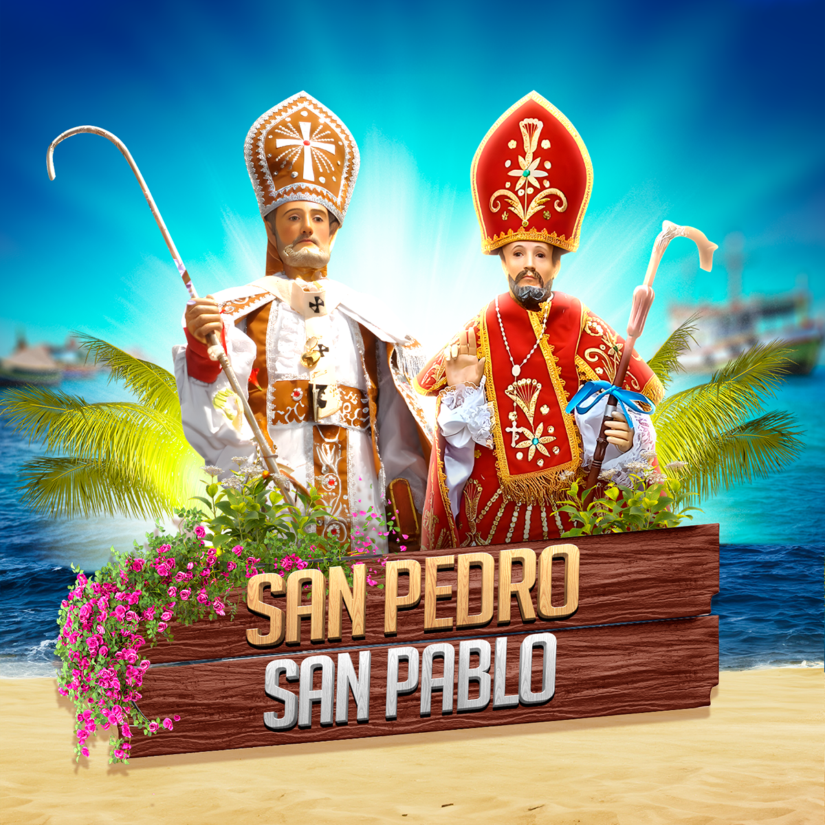 Flyer San Pedro y San Pablo Design Market Perú - Design Market Perú