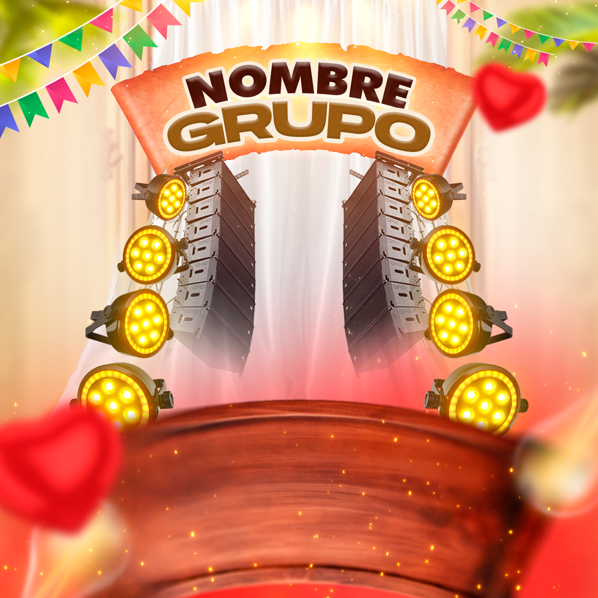 PLANTILLA DISEÑO FOLCLORE LUCES - Design Market Perú