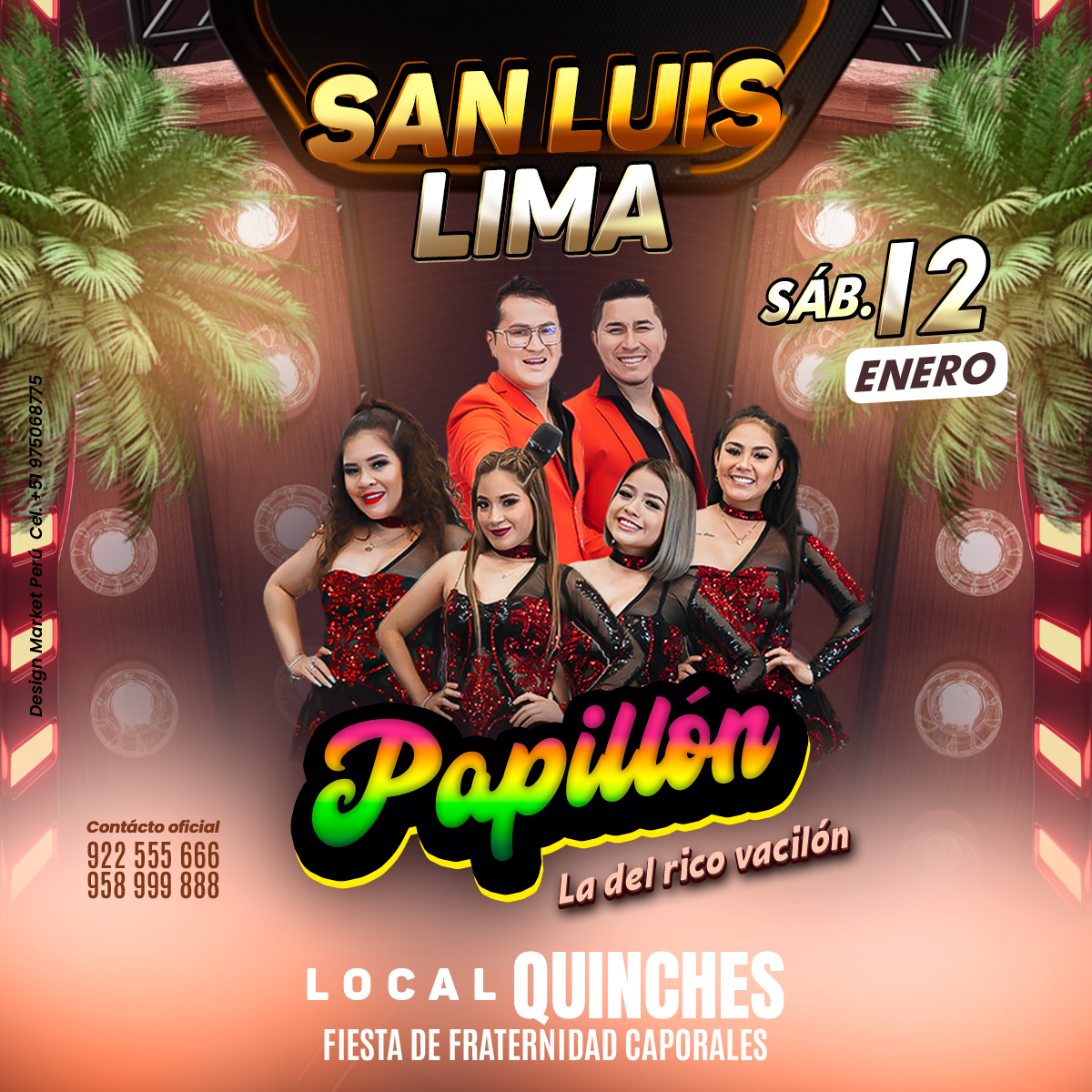 Flyer, post para redes sociales Modelo Papillon marrón - Design Market Perú