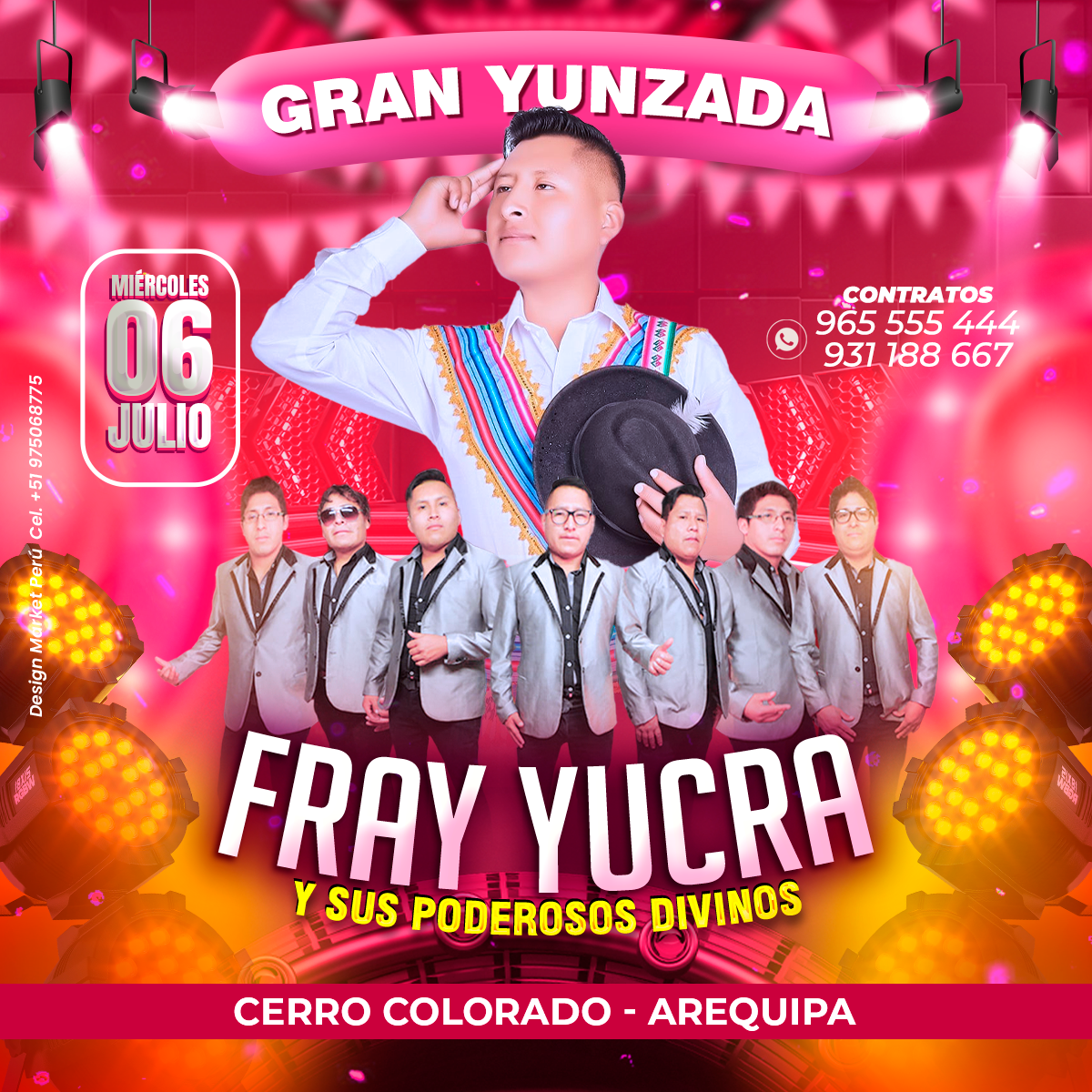 Flyer, post para redes sociales Modelo Fray Yucra - Design Market Perú