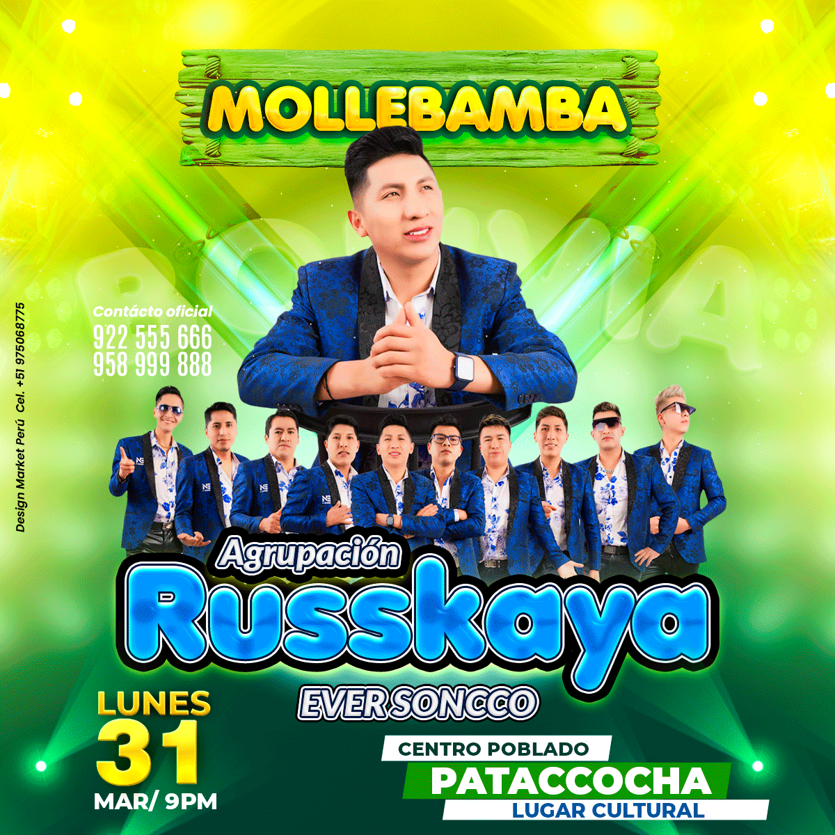 Flyer, post para redes sociales Modelo Russcaya - Design Market Perú