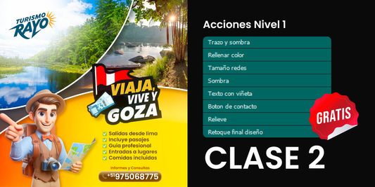 CLASE 2 Diseño gráfico photoshop + IA, diseñando a nivel básico funcional