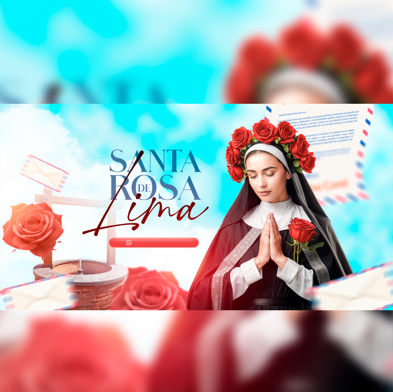 Plantilla para redes sociales – Santa Rosa de Lima