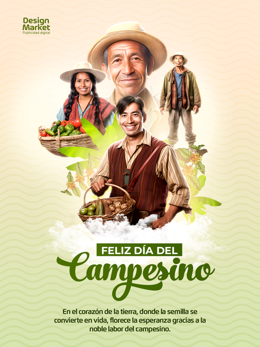 Flyer dia del campesino - Design Market Perú