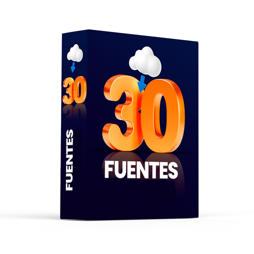 Colección de fuentes, tipos de letras - Design Market Perú