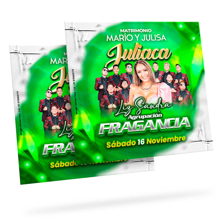 Flyer, post para redes sociales Modelo Fragancia - Design Market Perú