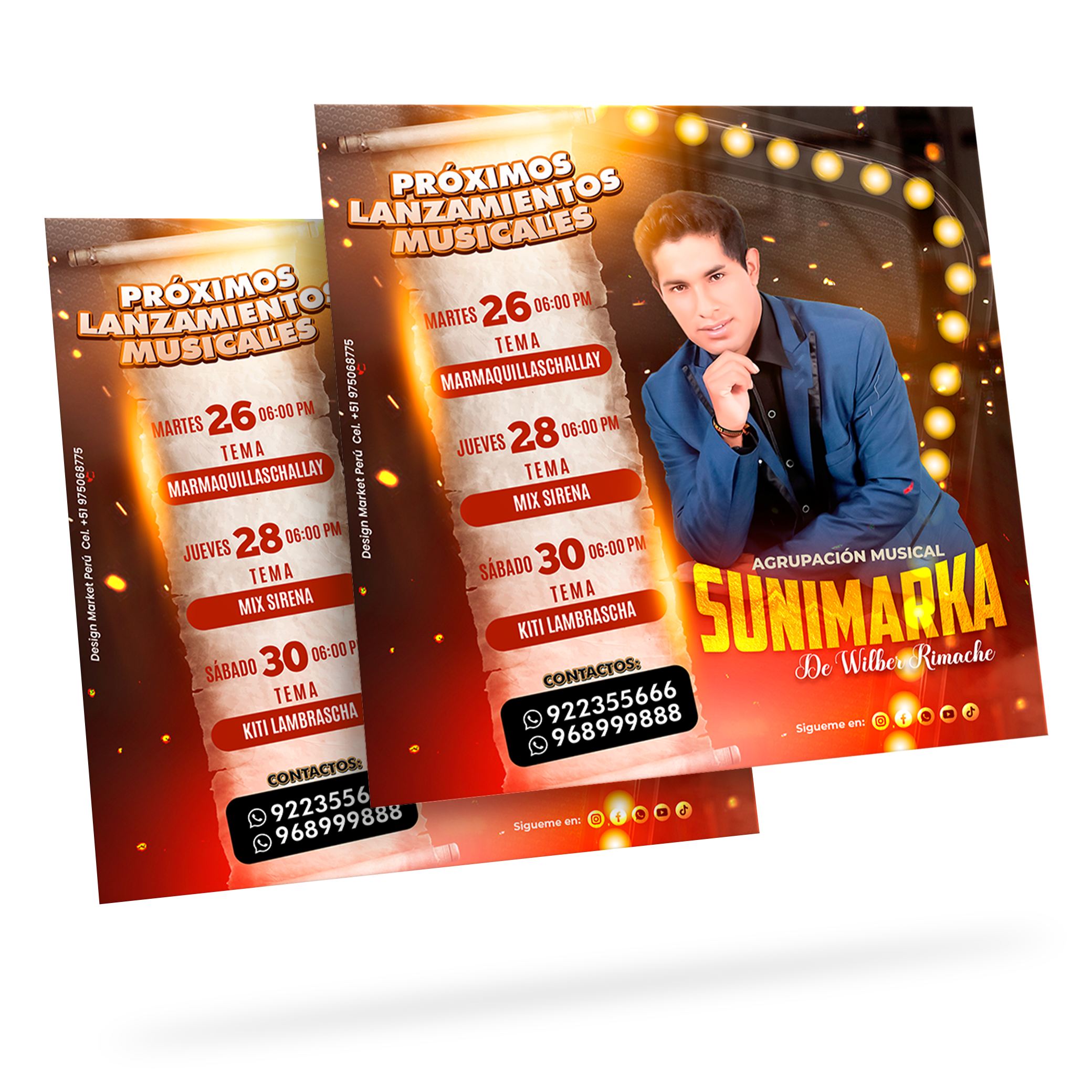 Flyer, post para redes sociales Modelo Sunimarka - Design Market Perú