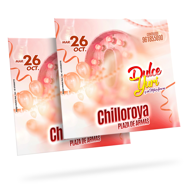 Flyer, post para redes sociales Modelo Chillorayo - Design Market Perú