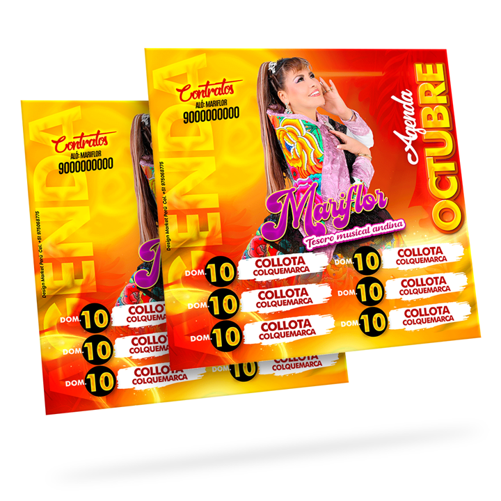 Flyer, post para redes sociales Modelo Mariflor - Design Market Perú