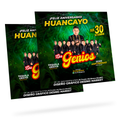 Flyer, post para redes sociales Modelo Los genios verde oscuro - Design Market Perú