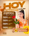 Diseño folclorico IA naranjado