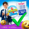 Plantilla inicio escolar vuelta a clases y ventajas