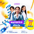 Plantilla inicio escolar matriculas