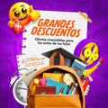 Plantilla inicio escolar grandes descuentos