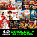 12 DISEÑOS CRIOLLO Y HALLOWEEN