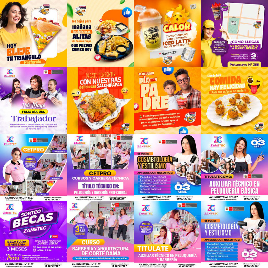 PACK CREATIVO II DESIGN MARKET: 200 diseños para redes sociales - Design Market Perú