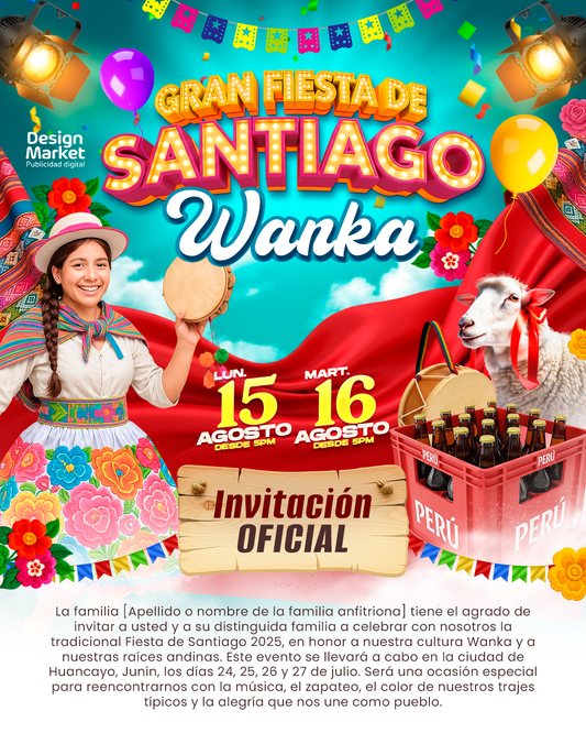 Diseño gran fiesta de Patrio