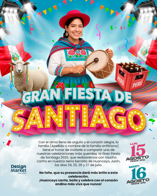 Diseño Fiestas Santiago Wanka