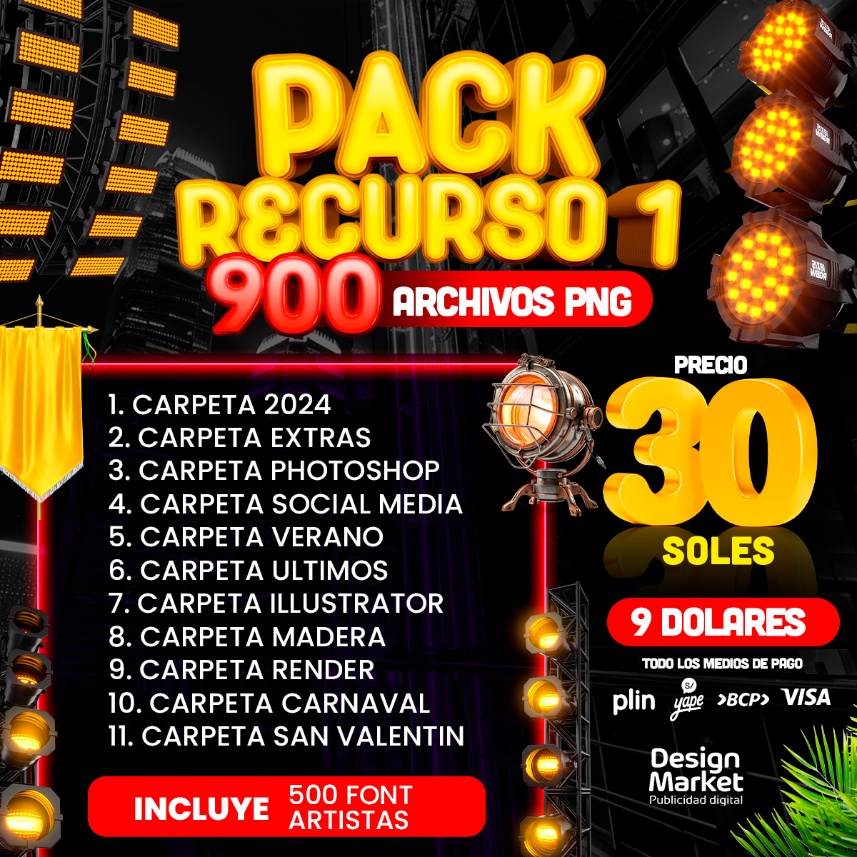 PACK DE RECURSOS I - Design Market Perú