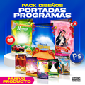 PACK 10 PORTADAS DE PROGRAMA FESTIVO - Design Market Perú