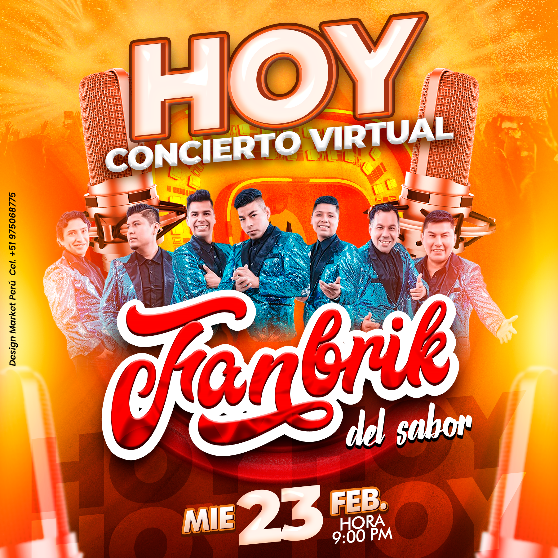 Flyer, post para redes sociales Modelo FranBrik - Design Market Perú
