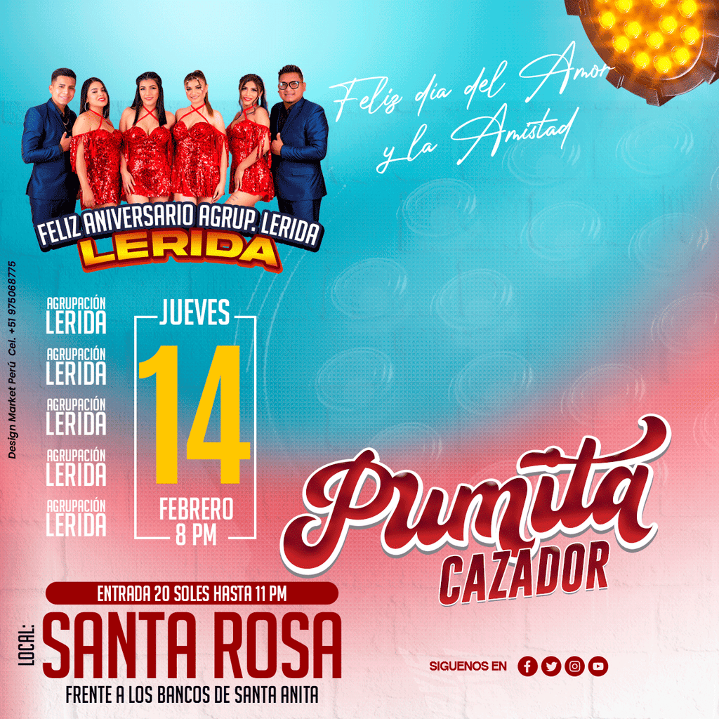 Flyer, post para redes sociales Modelo Pumita Cazador - Design Market Perú