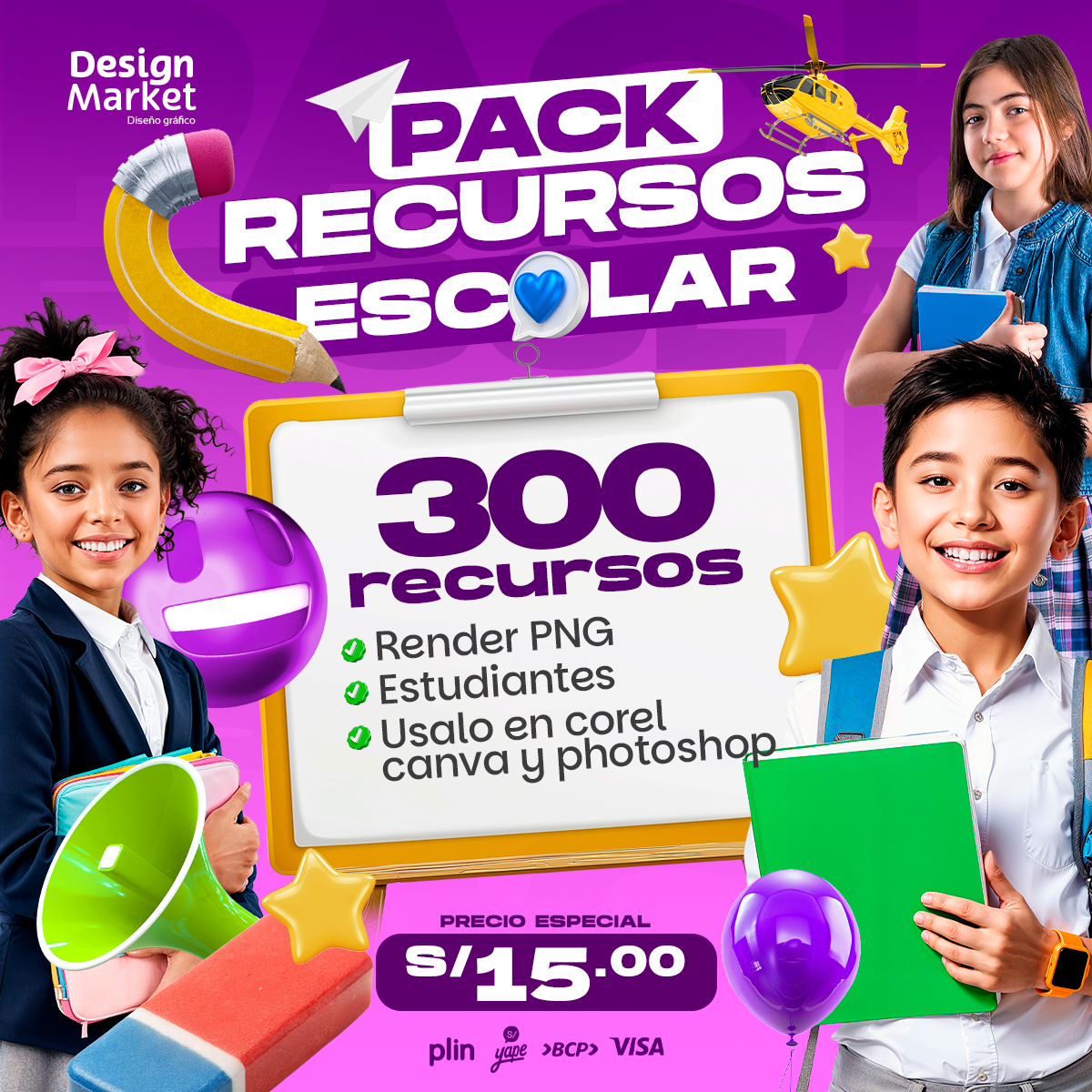 PACK RECURSOS ESCOLAR
