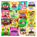 Pack 80 Flyer post Folclóricos Versión III diseños photoshop editables - Design Market Perú