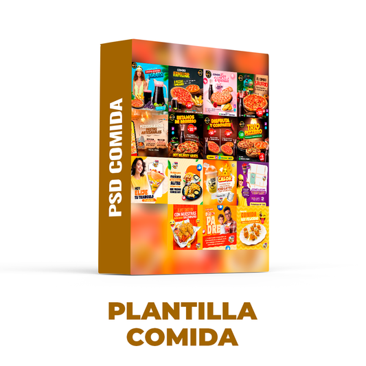 PACK 40 Plantillas Comida II