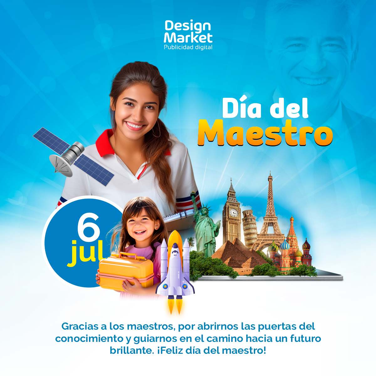 Flyer dia del maestro 5 - Design Market Perú