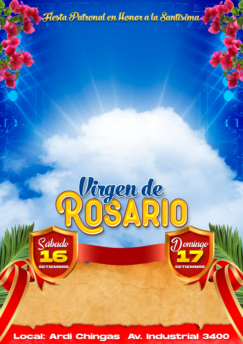 Diseño Virgen de Rosario - Design Market Perú