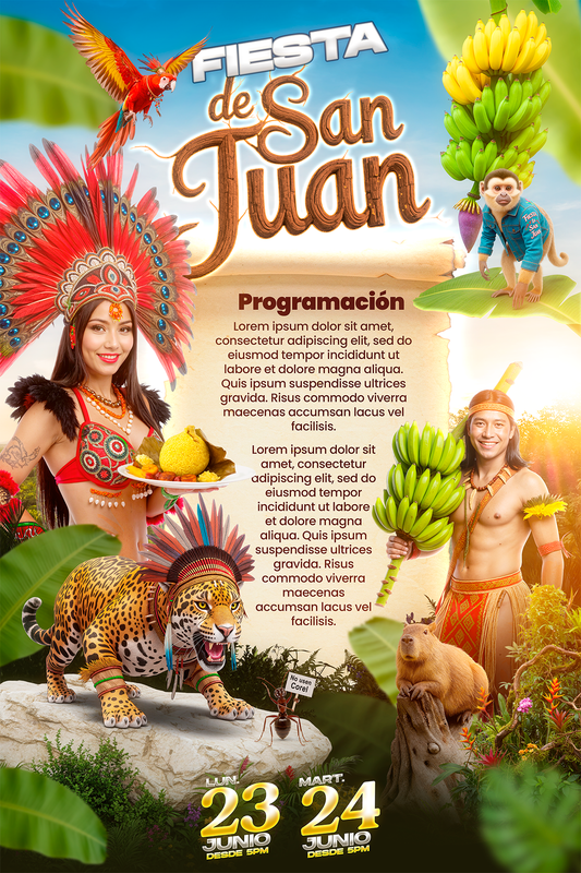 Diseño fiesta de San Juan