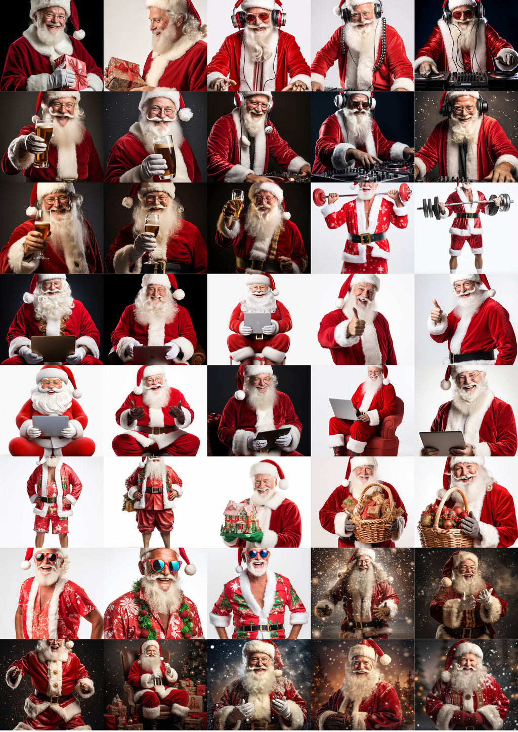 100 IMAGENES PAPÁ NOEL - Design Market Perú