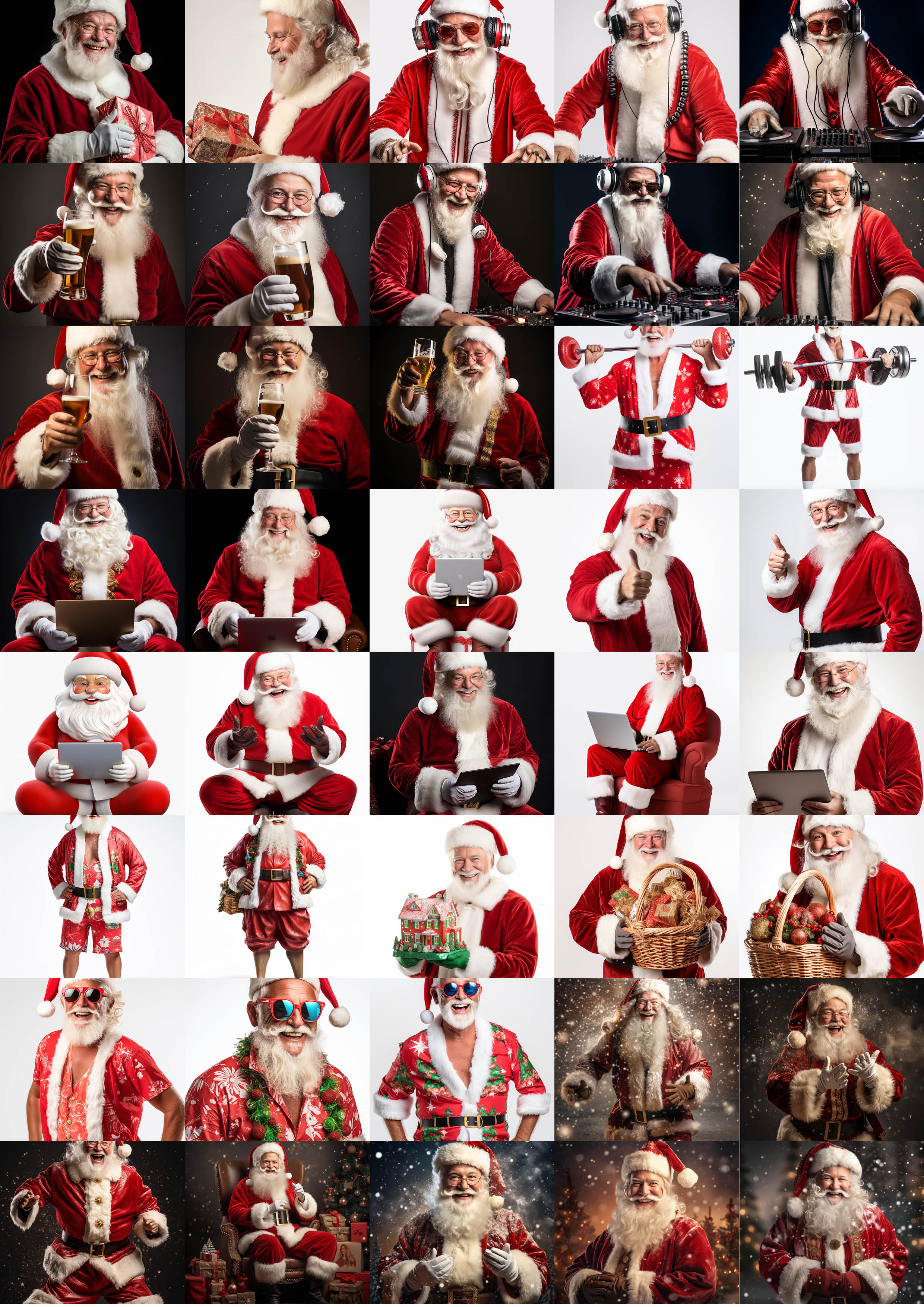 100 IMAGENES PAPÁ NOEL - Design Market Perú