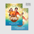 Flyer, post para redes sociales Día del Padre - Padre y niña - Design Market Perú