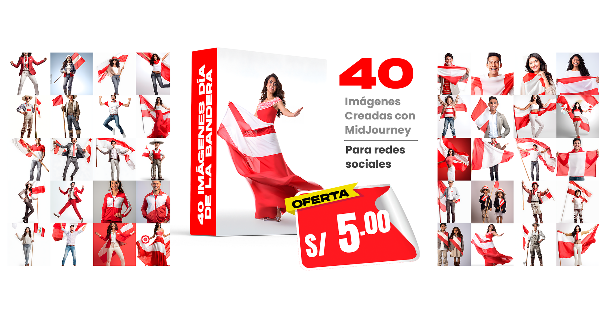 40 IMÁGENES PATRIOS - PARA FLYER SOCIAL - Design Market Perú