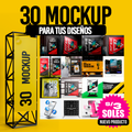 COLECCIÓN DE 30 MOCKUP para letreros - Design Market Perú