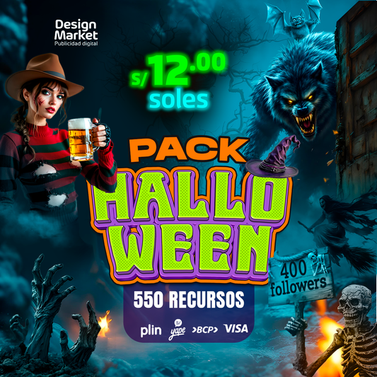 PACK HALLOWEEN 550 PNG